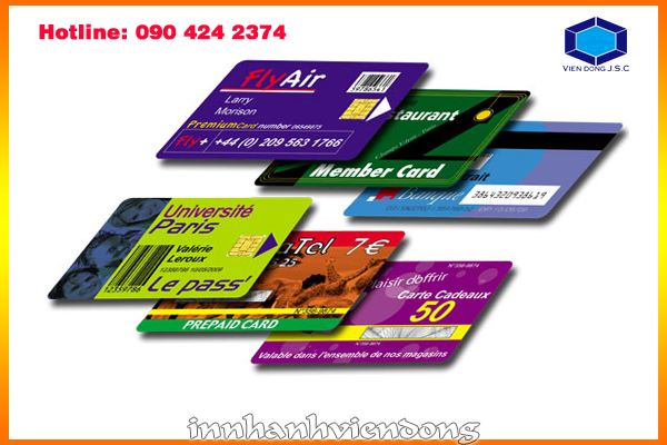 Print cheap PVC card in Ha Noi